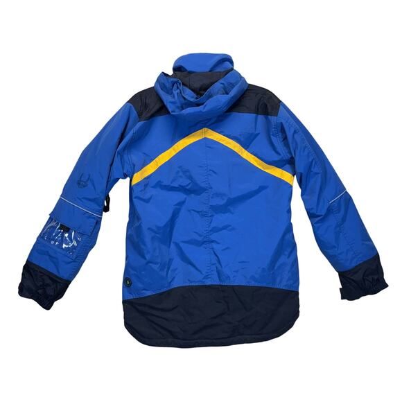 Backhill Snowboarding Co Kids XXL 14 Blue Winter Ski Snow Jacket Hooded - Picture 4 of 16